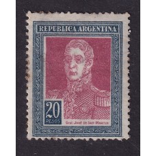 ARGENTINA 1923 GJ 589 ESTAMPILLA NUEVA CON GOMA U$ 100